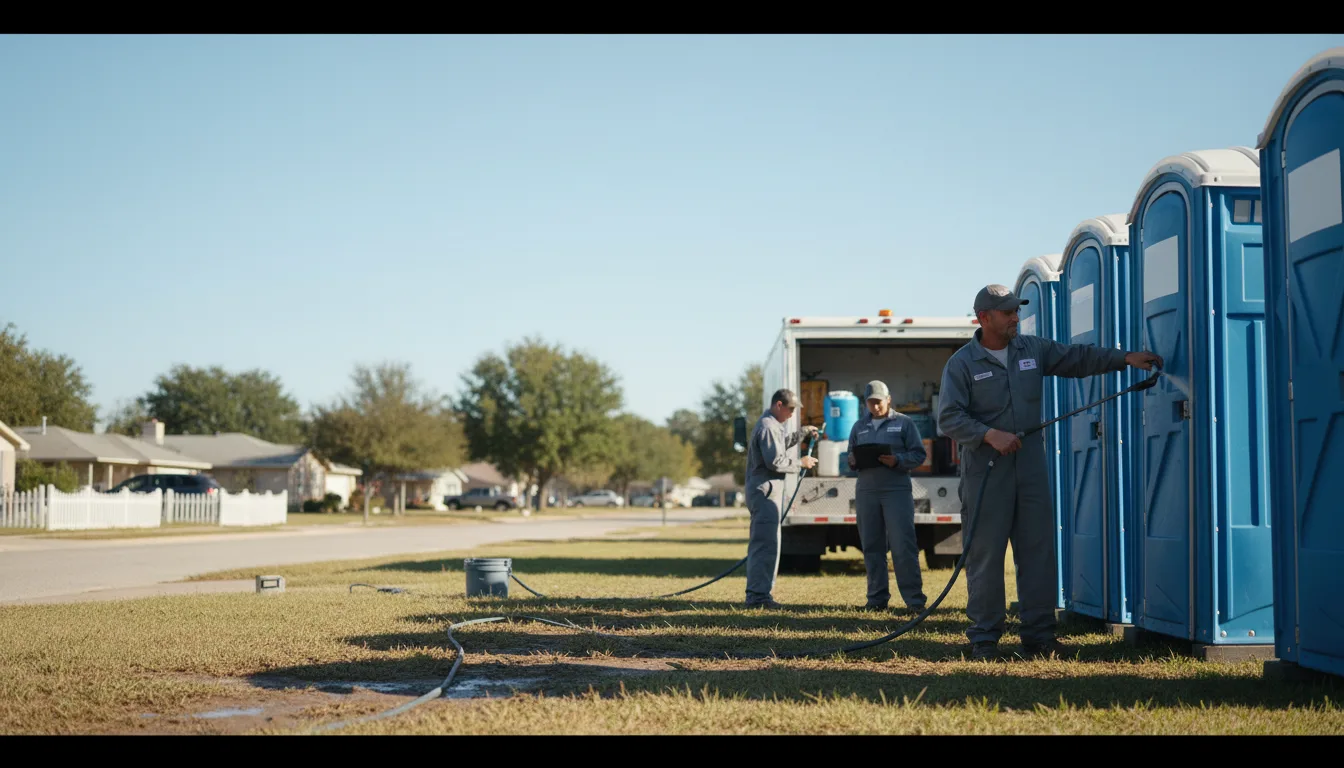 Long-Term Portable Toilet Rental in Pine Bluffs, WY near me